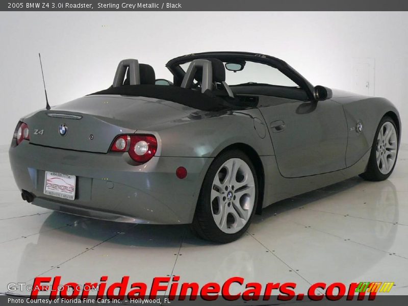 Sterling Grey Metallic / Black 2005 BMW Z4 3.0i Roadster