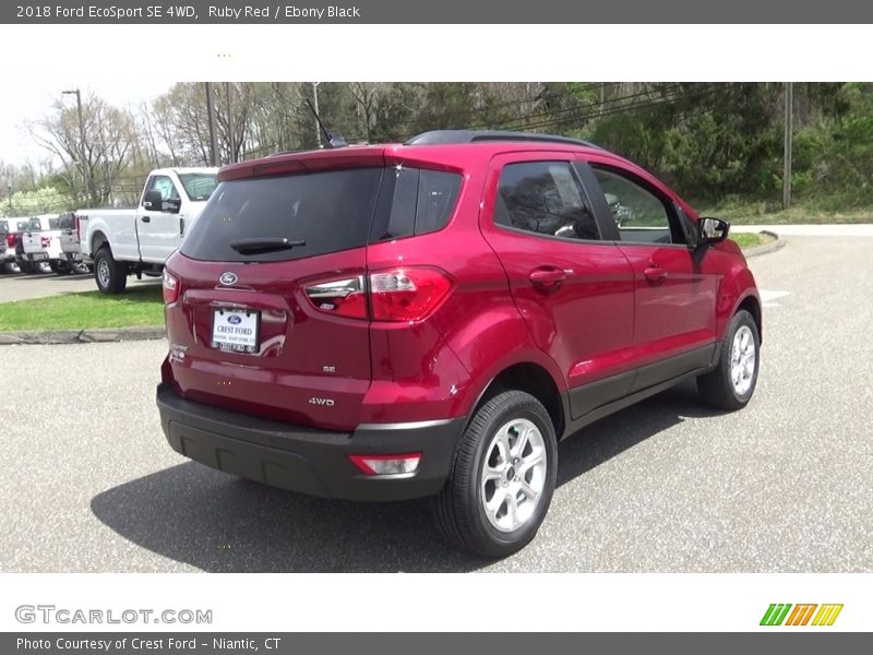Ruby Red / Ebony Black 2018 Ford EcoSport SE 4WD