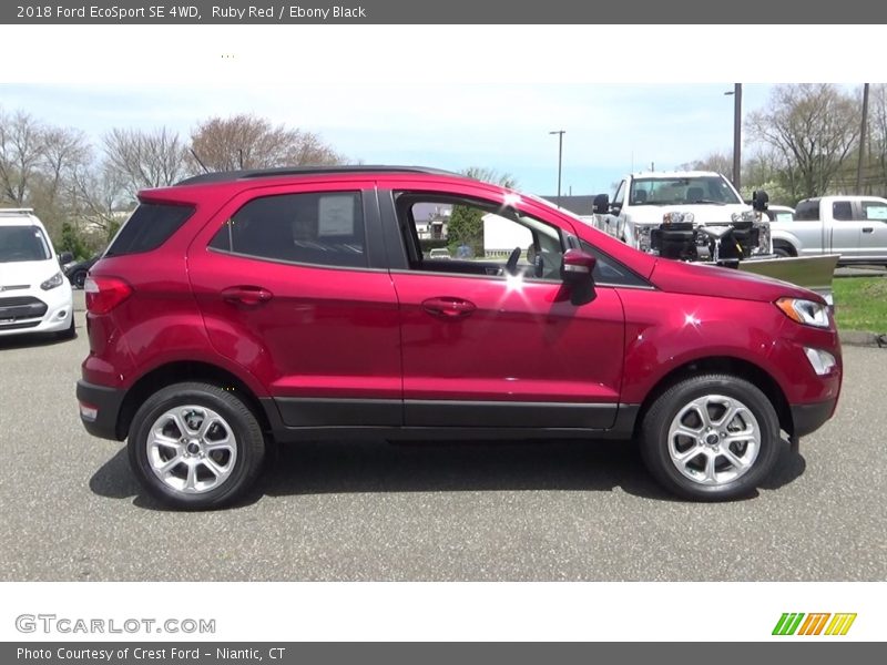 Ruby Red / Ebony Black 2018 Ford EcoSport SE 4WD