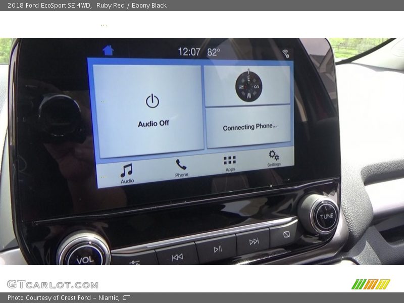 Ruby Red / Ebony Black 2018 Ford EcoSport SE 4WD