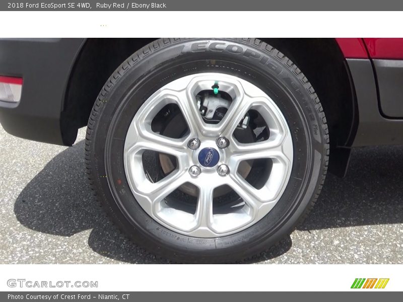 Ruby Red / Ebony Black 2018 Ford EcoSport SE 4WD
