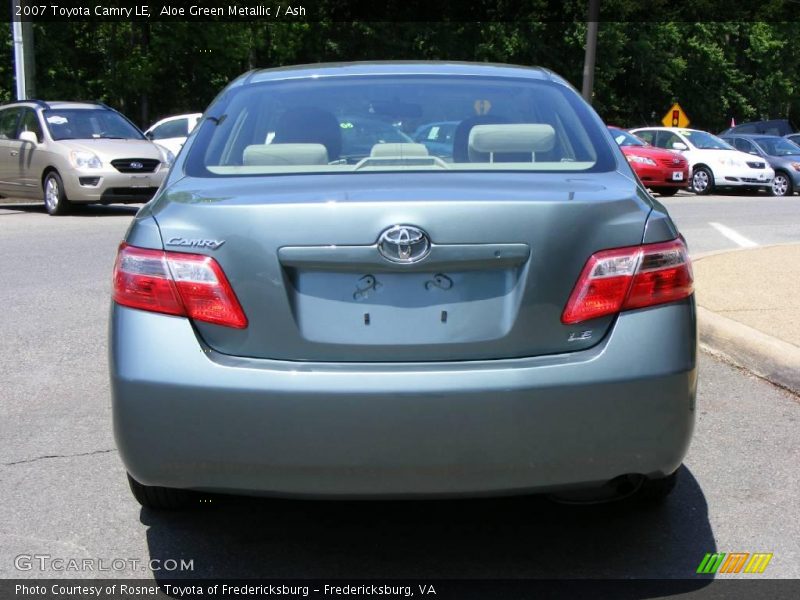 Aloe Green Metallic / Ash 2007 Toyota Camry LE