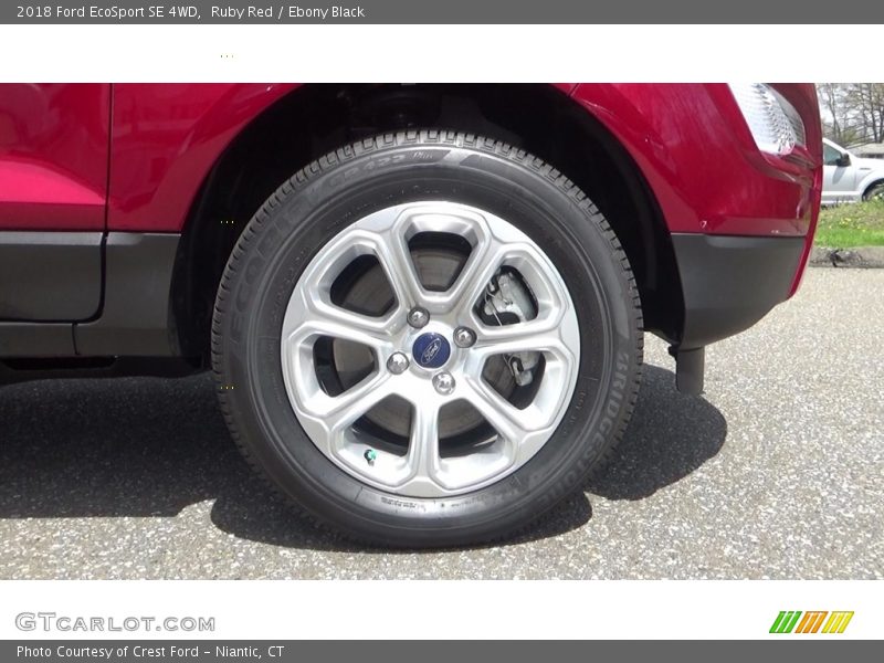 Ruby Red / Ebony Black 2018 Ford EcoSport SE 4WD