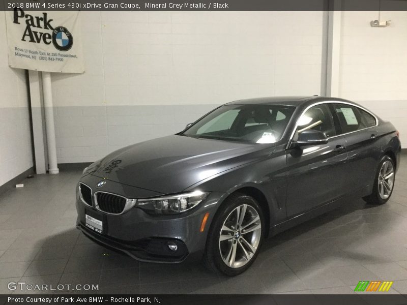 Mineral Grey Metallic / Black 2018 BMW 4 Series 430i xDrive Gran Coupe