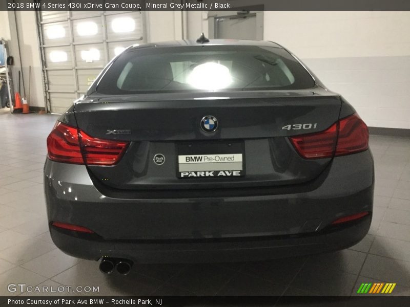 Mineral Grey Metallic / Black 2018 BMW 4 Series 430i xDrive Gran Coupe