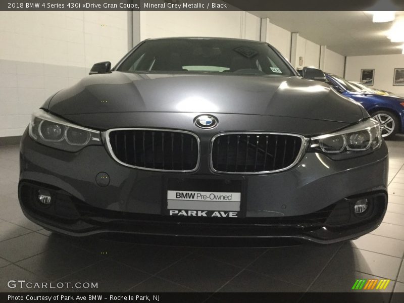 Mineral Grey Metallic / Black 2018 BMW 4 Series 430i xDrive Gran Coupe