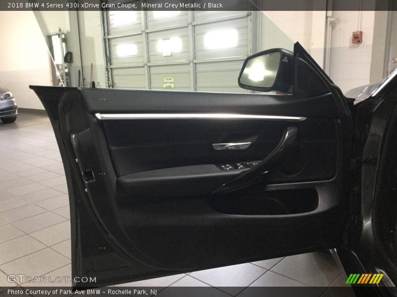 Mineral Grey Metallic / Black 2018 BMW 4 Series 430i xDrive Gran Coupe