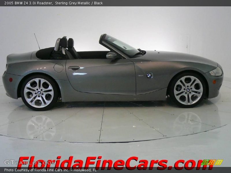 Sterling Grey Metallic / Black 2005 BMW Z4 3.0i Roadster