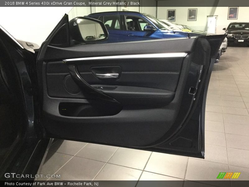 Mineral Grey Metallic / Black 2018 BMW 4 Series 430i xDrive Gran Coupe