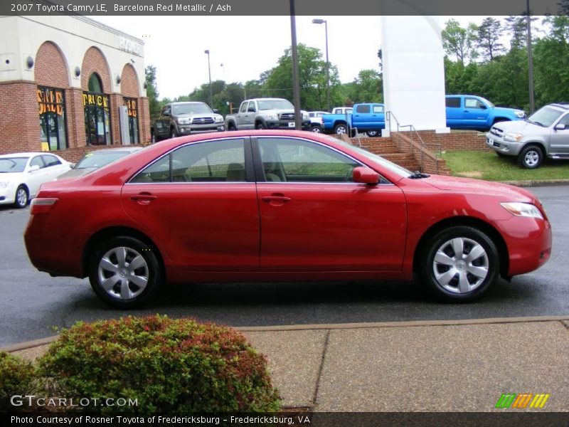 Barcelona Red Metallic / Ash 2007 Toyota Camry LE