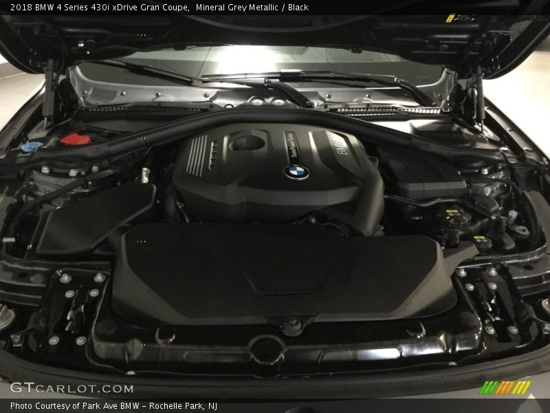 Mineral Grey Metallic / Black 2018 BMW 4 Series 430i xDrive Gran Coupe