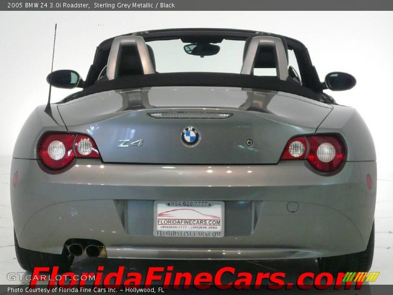 Sterling Grey Metallic / Black 2005 BMW Z4 3.0i Roadster