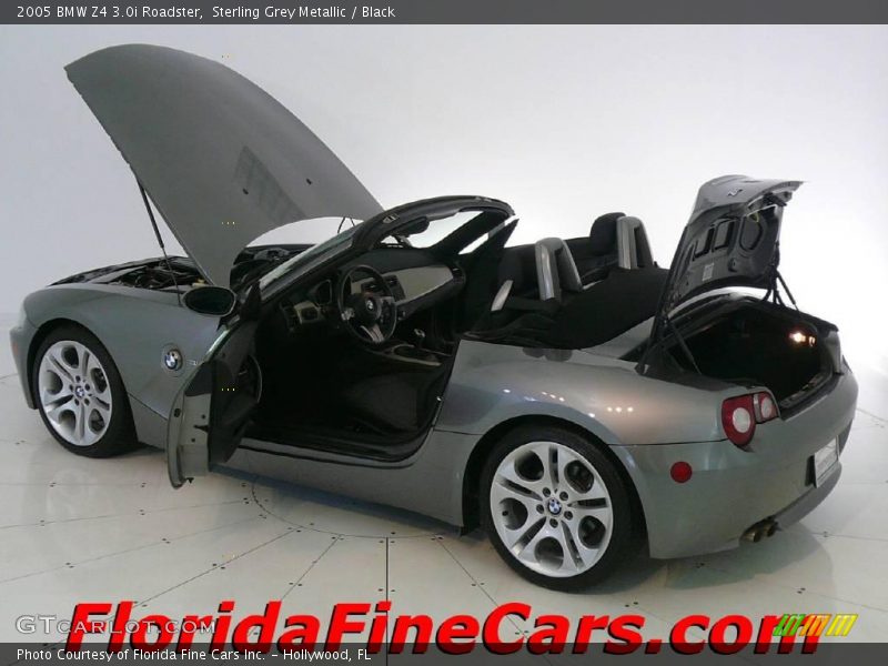 Sterling Grey Metallic / Black 2005 BMW Z4 3.0i Roadster