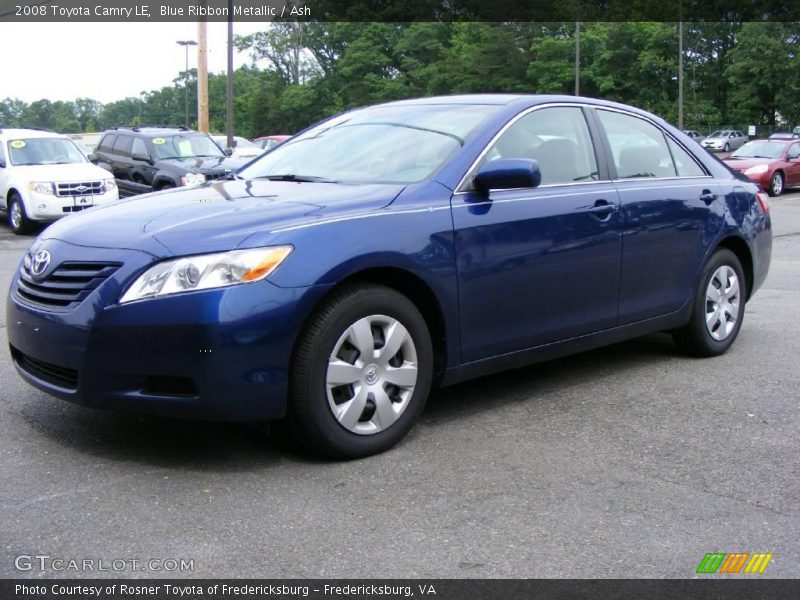 Blue Ribbon Metallic / Ash 2008 Toyota Camry LE