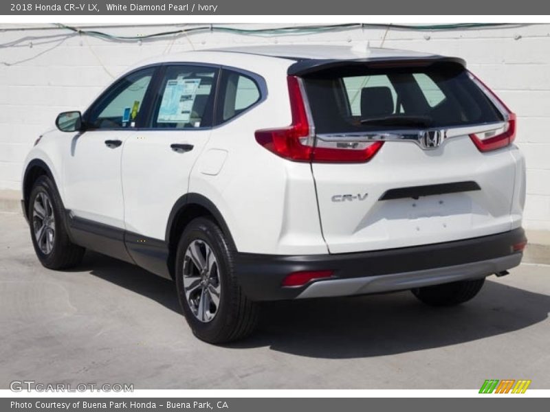 White Diamond Pearl / Ivory 2018 Honda CR-V LX