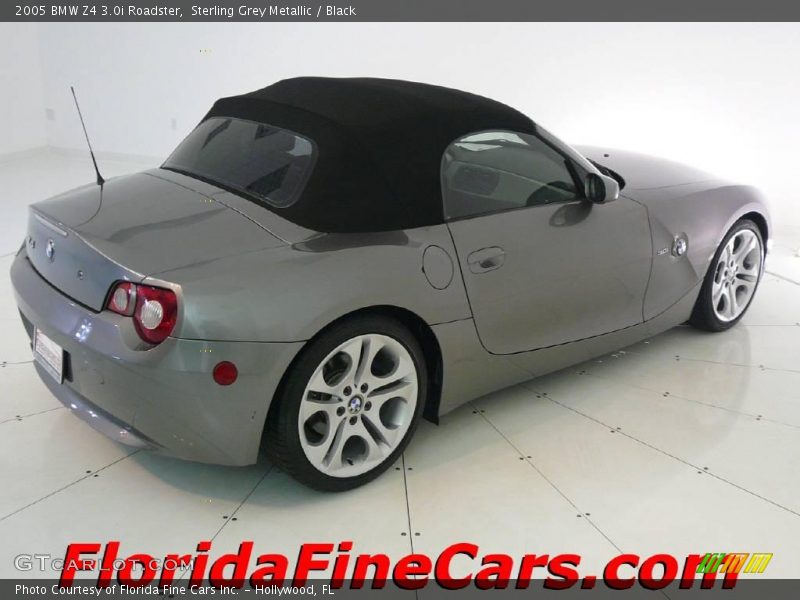 Sterling Grey Metallic / Black 2005 BMW Z4 3.0i Roadster