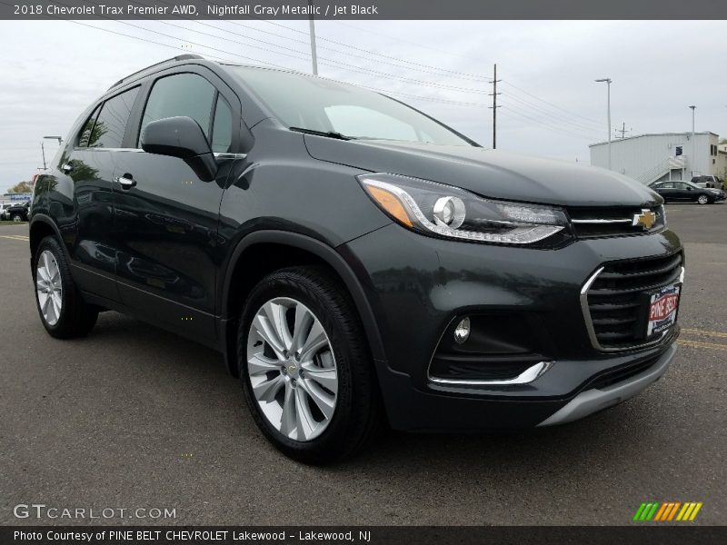 Nightfall Gray Metallic / Jet Black 2018 Chevrolet Trax Premier AWD