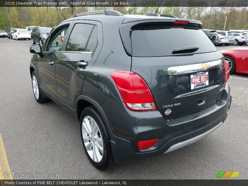 Nightfall Gray Metallic / Jet Black 2018 Chevrolet Trax Premier AWD