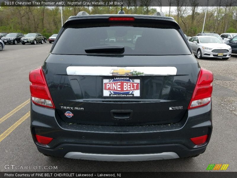 Nightfall Gray Metallic / Jet Black 2018 Chevrolet Trax Premier AWD