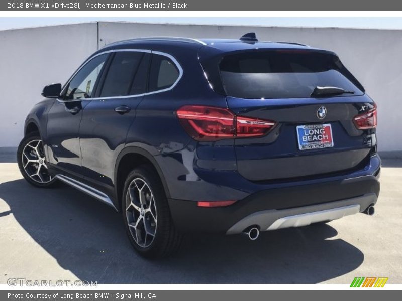 Mediterranean Blue Metallic / Black 2018 BMW X1 xDrive28i