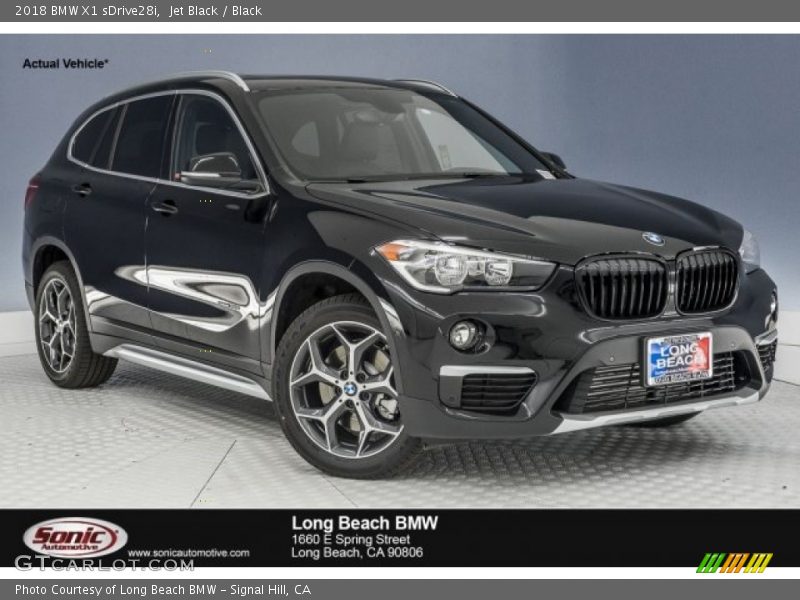 Jet Black / Black 2018 BMW X1 sDrive28i