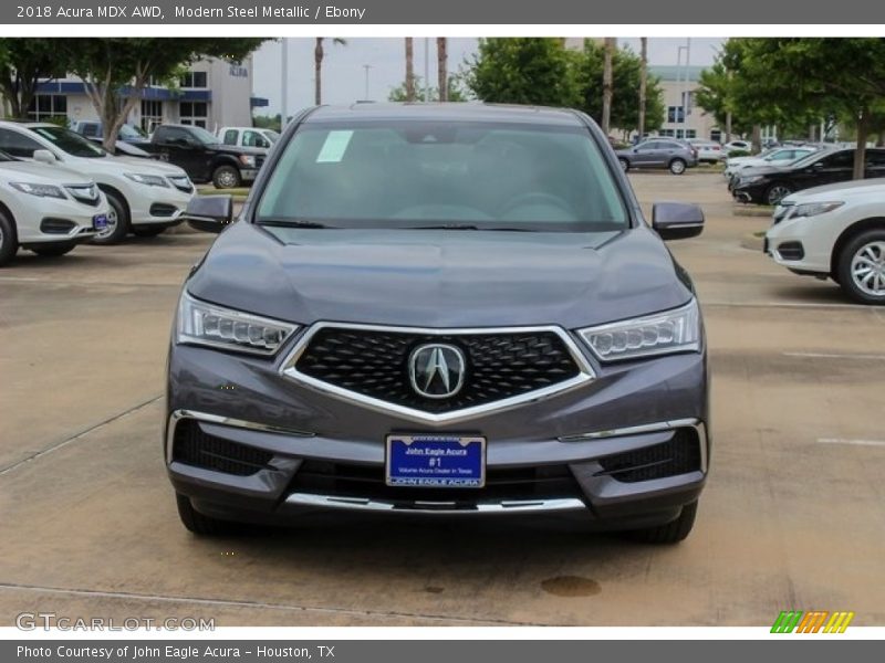 Modern Steel Metallic / Ebony 2018 Acura MDX AWD