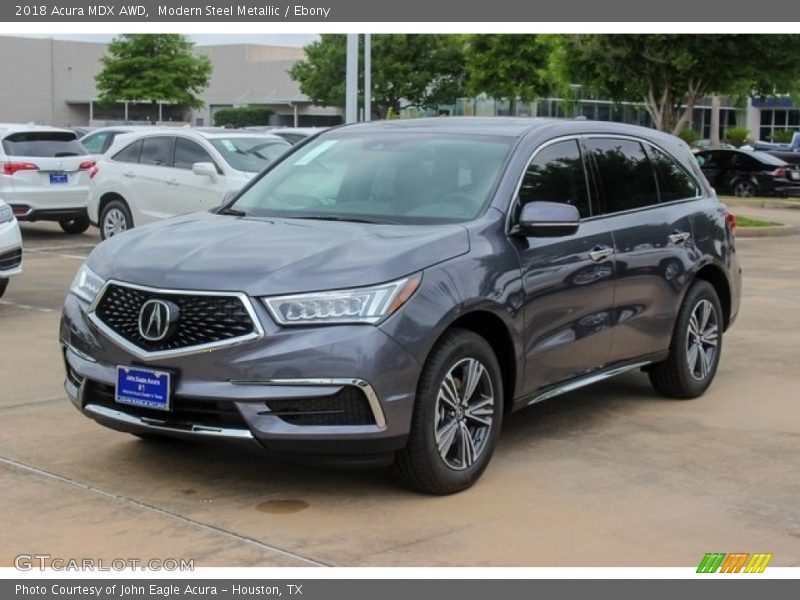 Modern Steel Metallic / Ebony 2018 Acura MDX AWD