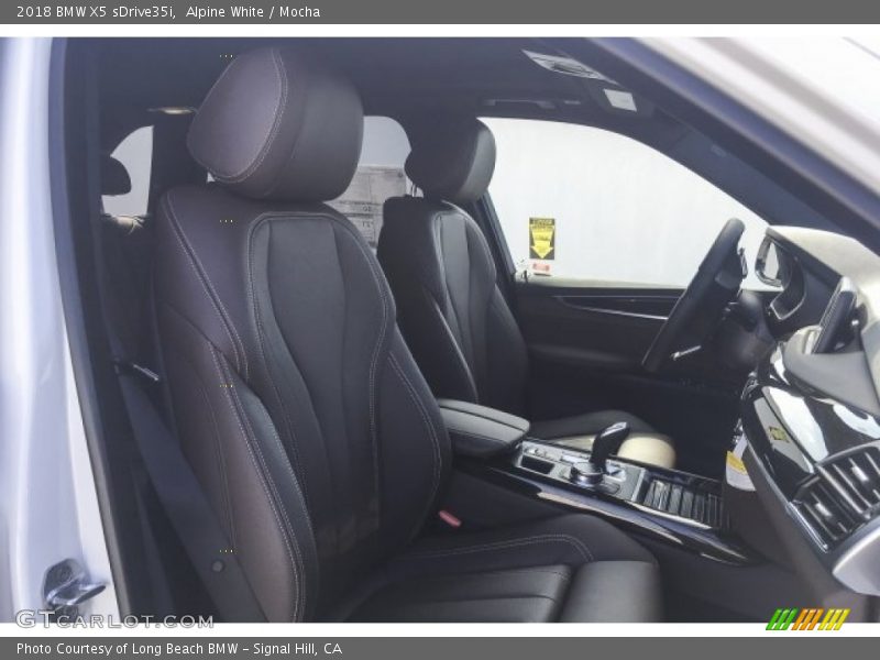 Alpine White / Mocha 2018 BMW X5 sDrive35i