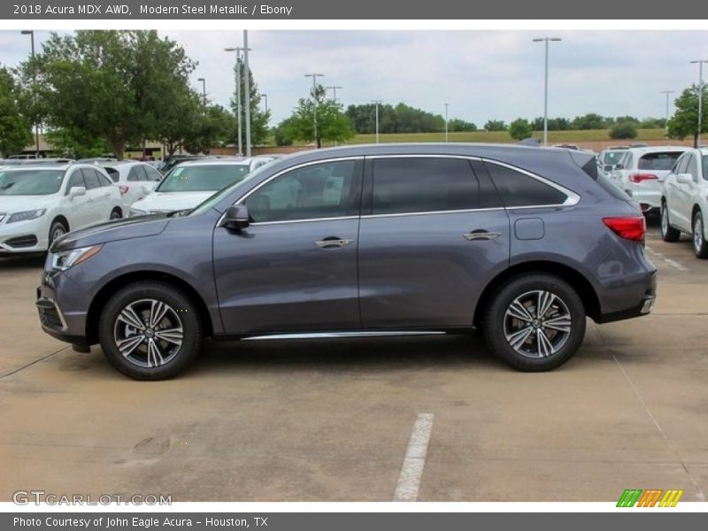 Modern Steel Metallic / Ebony 2018 Acura MDX AWD
