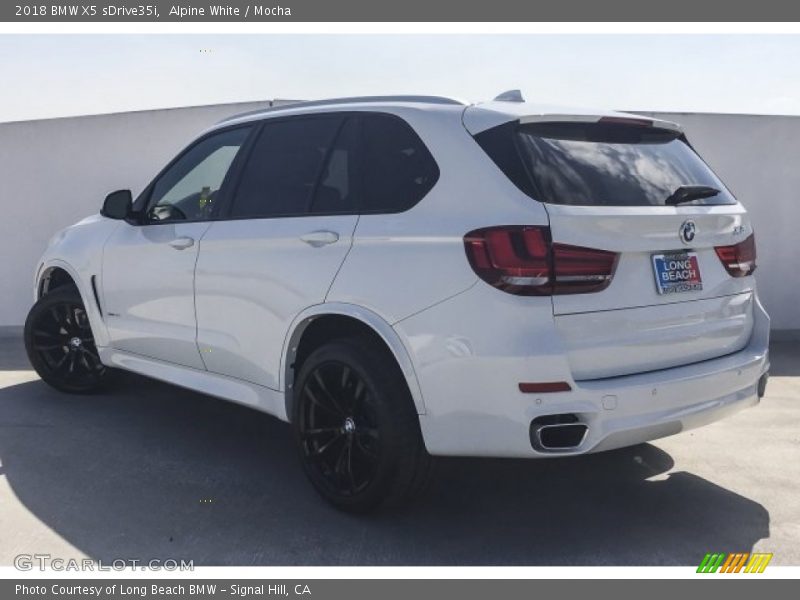 Alpine White / Mocha 2018 BMW X5 sDrive35i
