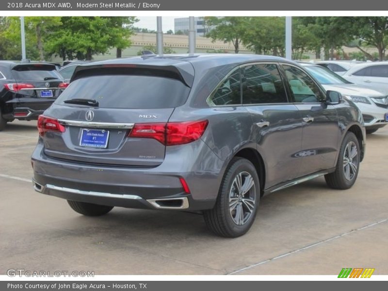Modern Steel Metallic / Ebony 2018 Acura MDX AWD