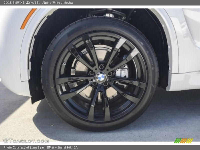 Alpine White / Mocha 2018 BMW X5 sDrive35i