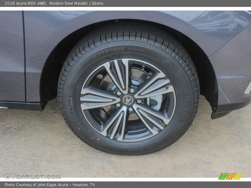 Modern Steel Metallic / Ebony 2018 Acura MDX AWD