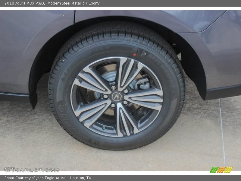 Modern Steel Metallic / Ebony 2018 Acura MDX AWD