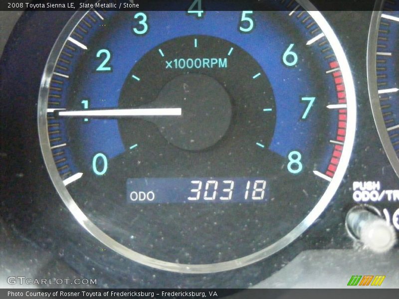 Slate Metallic / Stone 2008 Toyota Sienna LE
