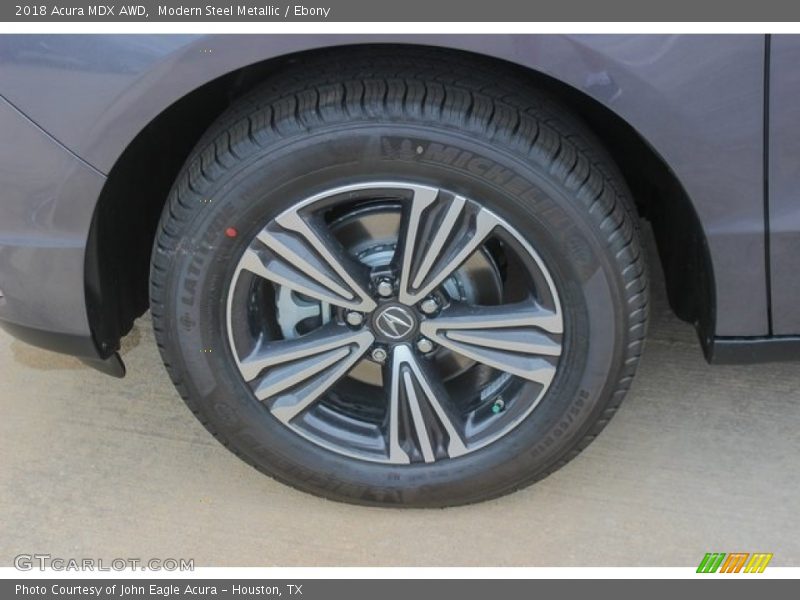 Modern Steel Metallic / Ebony 2018 Acura MDX AWD