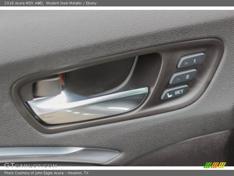 Modern Steel Metallic / Ebony 2018 Acura MDX AWD