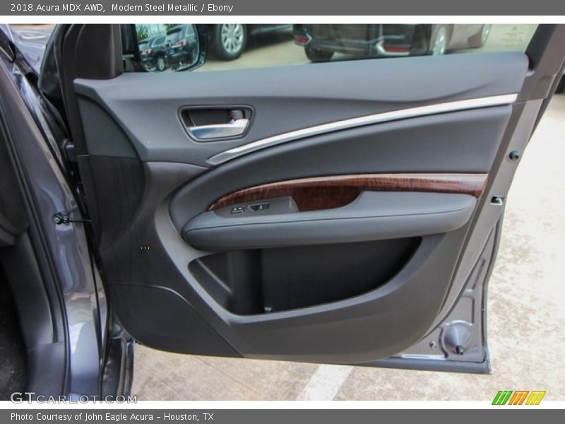 Modern Steel Metallic / Ebony 2018 Acura MDX AWD