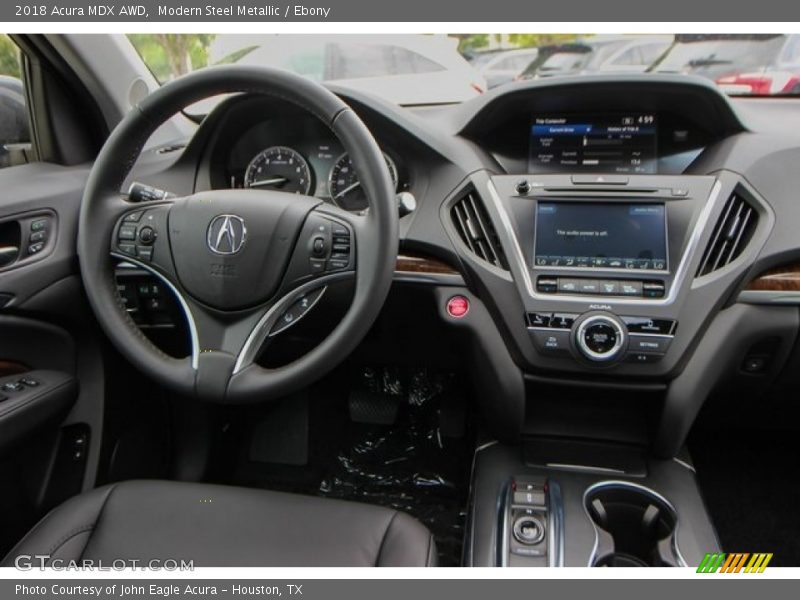Modern Steel Metallic / Ebony 2018 Acura MDX AWD