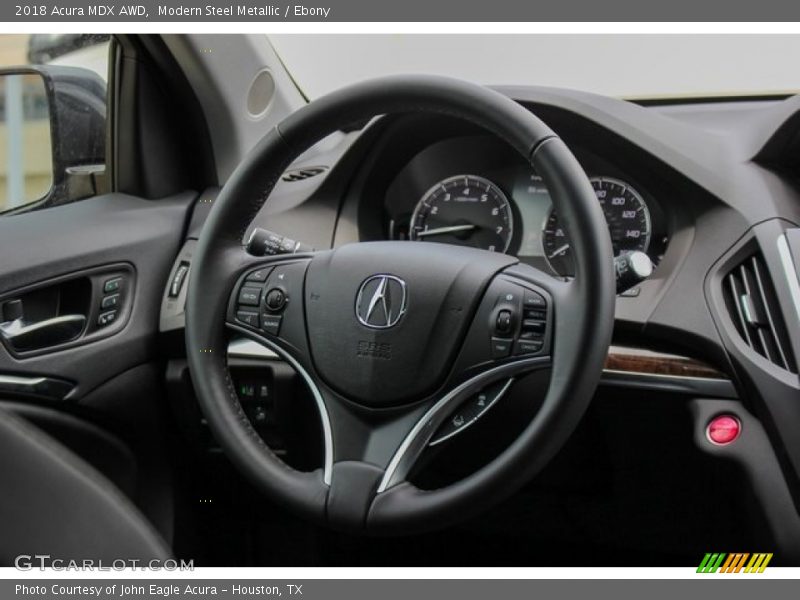 Modern Steel Metallic / Ebony 2018 Acura MDX AWD