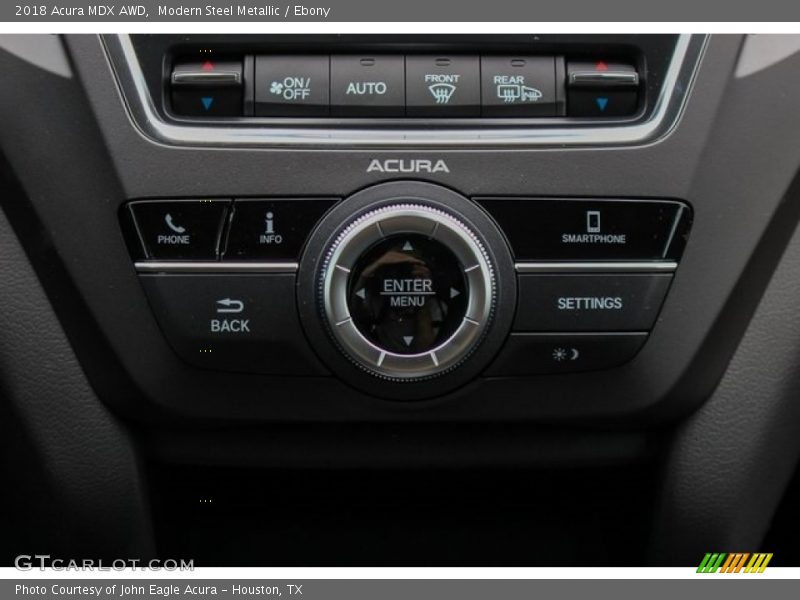 Modern Steel Metallic / Ebony 2018 Acura MDX AWD
