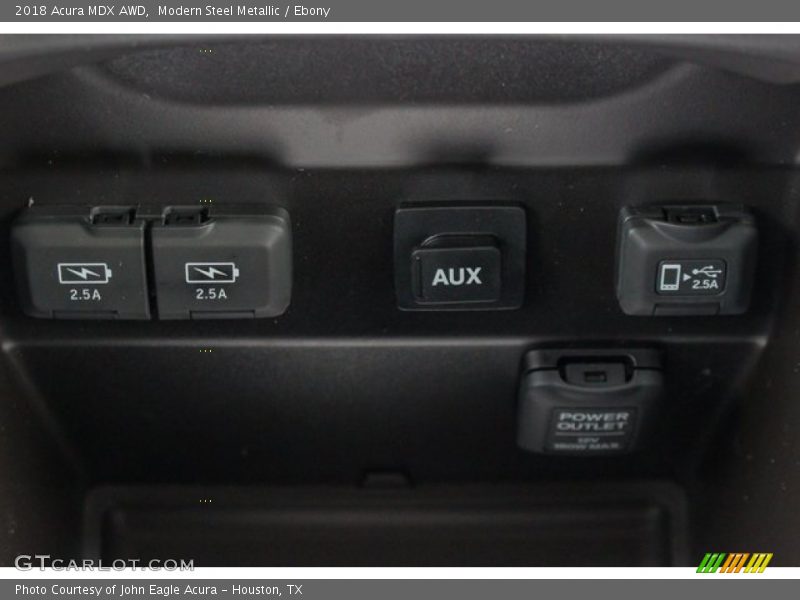 Modern Steel Metallic / Ebony 2018 Acura MDX AWD