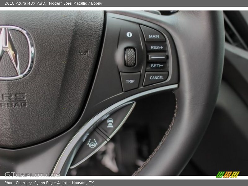 Modern Steel Metallic / Ebony 2018 Acura MDX AWD