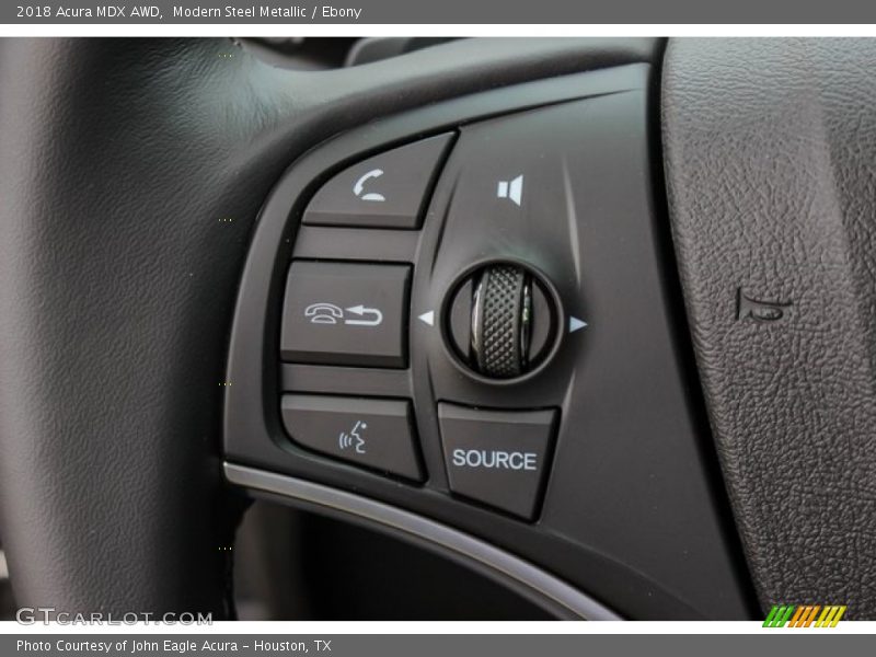 Modern Steel Metallic / Ebony 2018 Acura MDX AWD