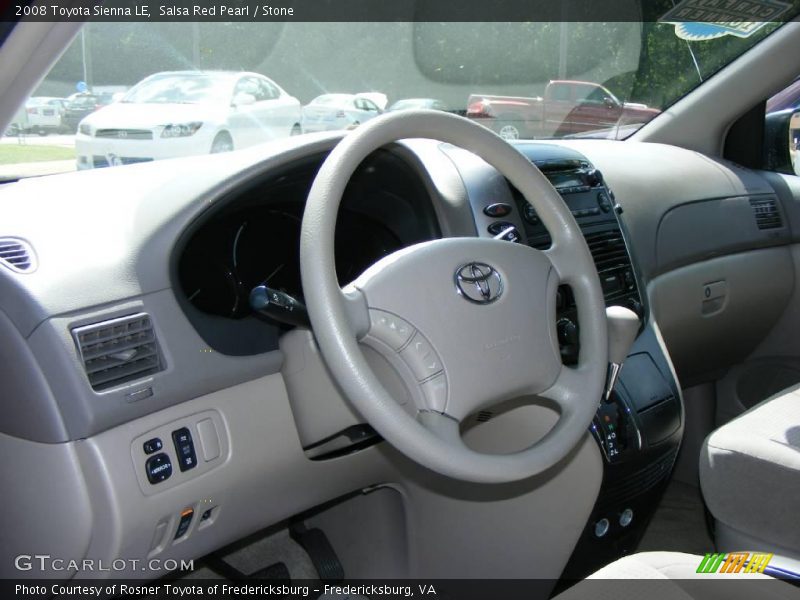 Salsa Red Pearl / Stone 2008 Toyota Sienna LE
