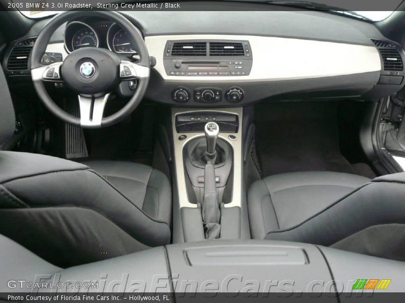 Sterling Grey Metallic / Black 2005 BMW Z4 3.0i Roadster