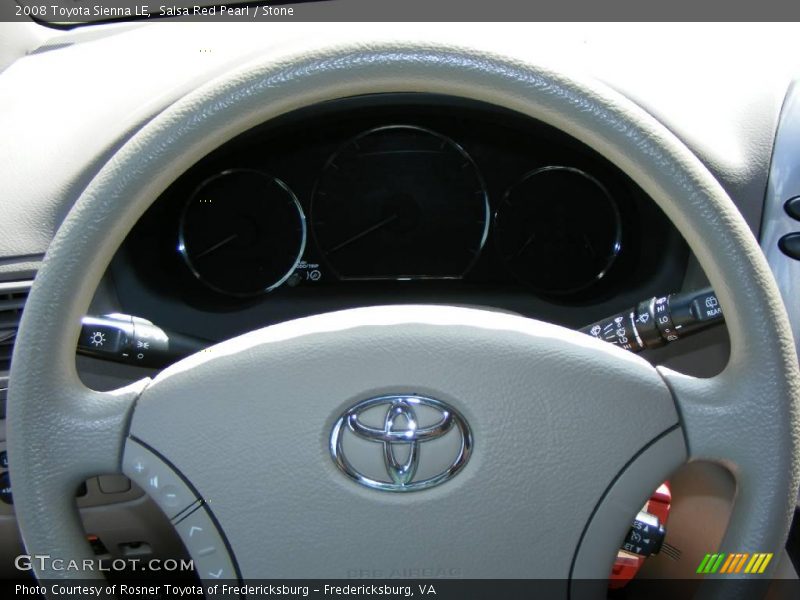 Salsa Red Pearl / Stone 2008 Toyota Sienna LE