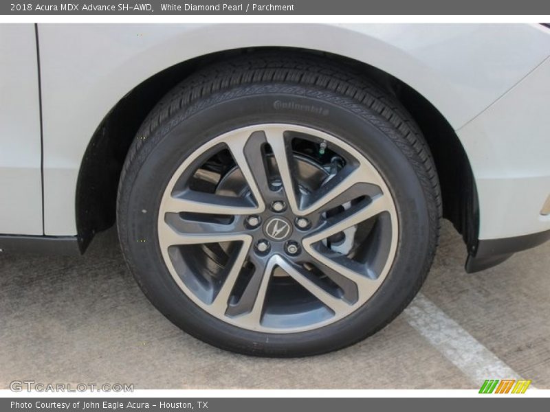 White Diamond Pearl / Parchment 2018 Acura MDX Advance SH-AWD