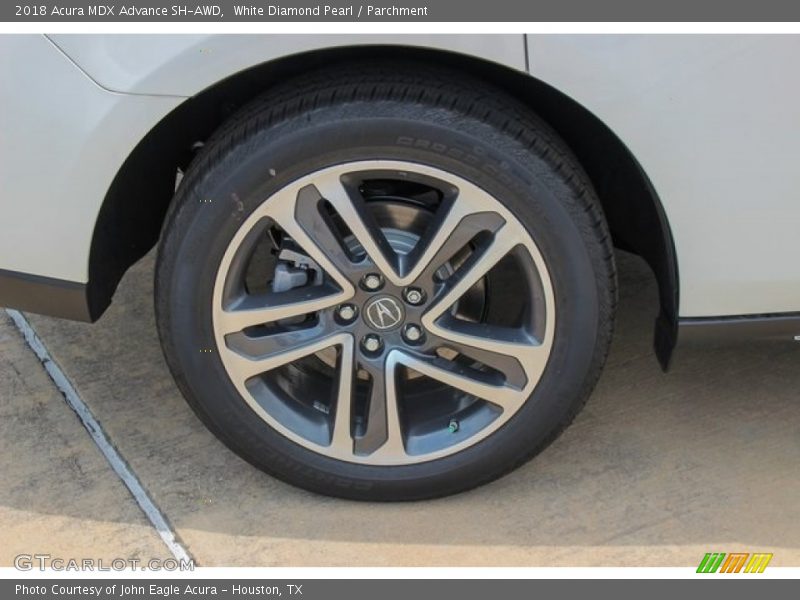 White Diamond Pearl / Parchment 2018 Acura MDX Advance SH-AWD