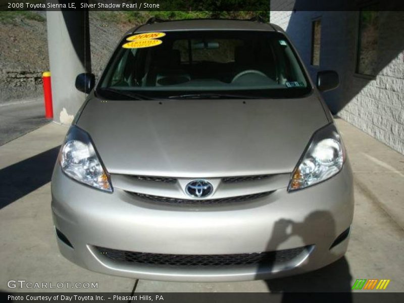 Silver Shadow Pearl / Stone 2008 Toyota Sienna LE
